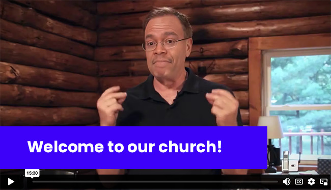 ChurchStamp church welcome video example only